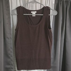 Brown Sleeveless Women's Top